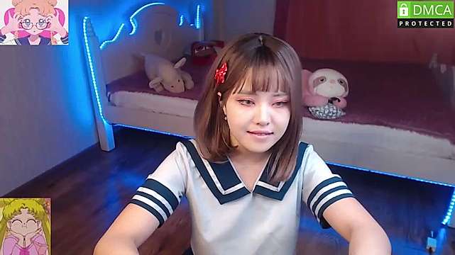 KiraKey naked stripping on cam for live sex video chat