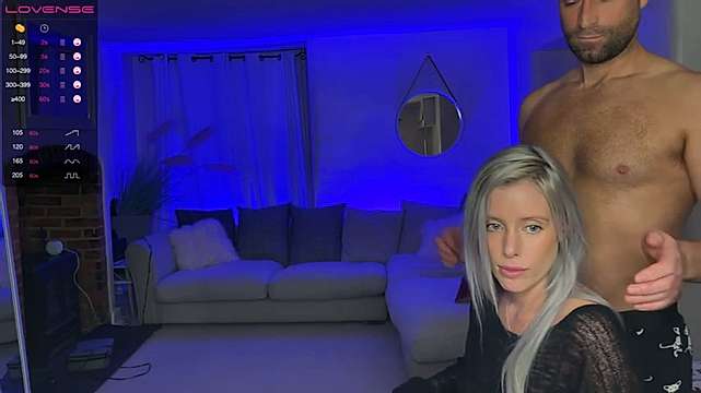 Britcouple naked stripping on cam for live sex video chat