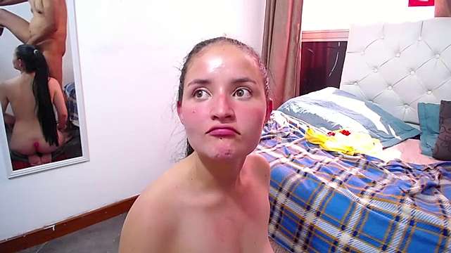 MixCoupleLove naked stripping on cam for live sex video chat