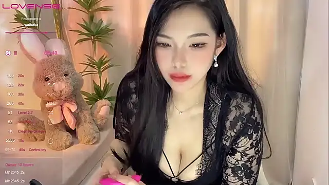 Anjiu- naked stripping on cam for live sex video chat