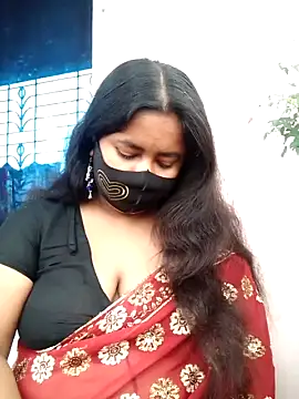 Shreya-Dotto naked stripping on cam for live sex video chat