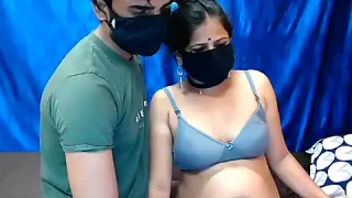 NishaLoveNitin naked stripping on cam for live sex video chat